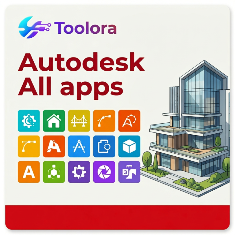 Autodesk All Apps Bundle – 1-Year Subscription (46 Products)